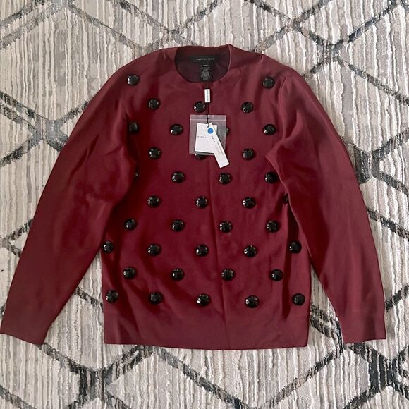 Marc Jacobs Crewneck Sweater in Red, NWT, Size XS - Picture 1 of 6